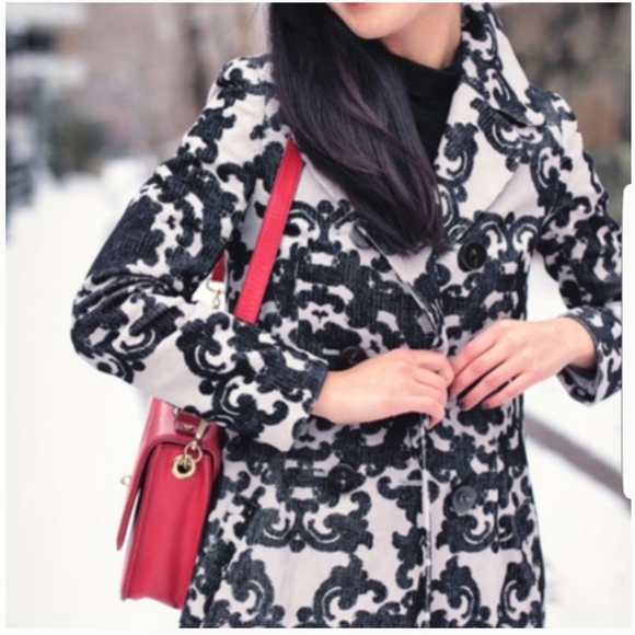 Anthropologie Leifnotes Hesa Corduroy Coat Paisley Print size 2 - Picture 12 of 14